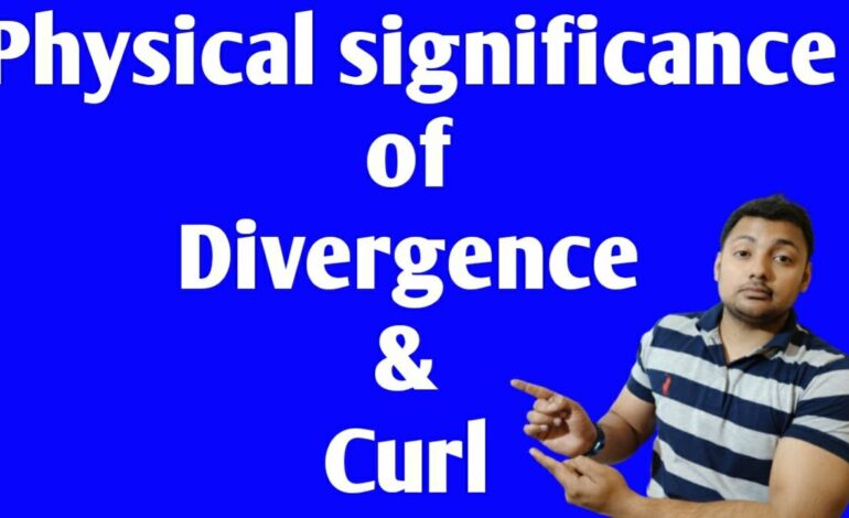 What is the Physical Significance of Curl, Divergence and Gradient?